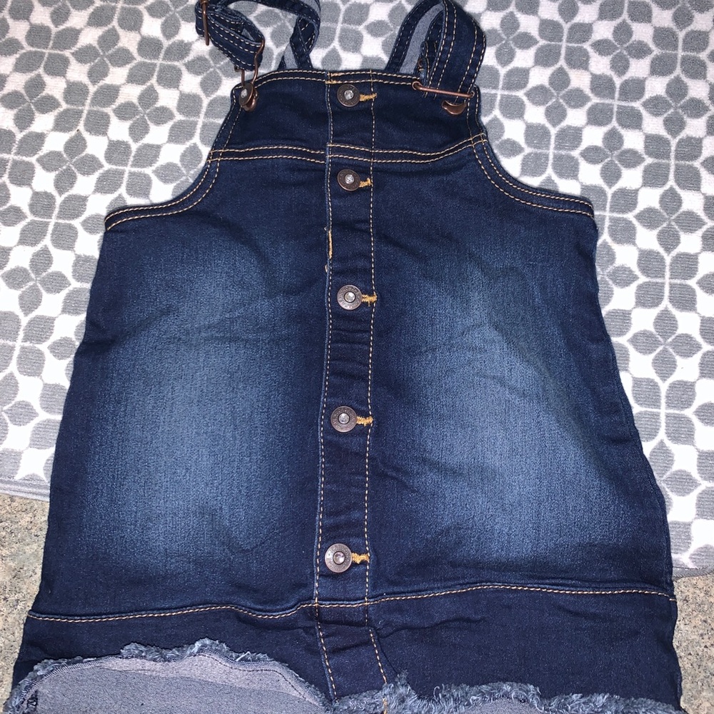 Jordache denim overall dress size 4t